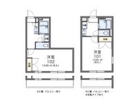 レオパレスメゾンベール 間取図