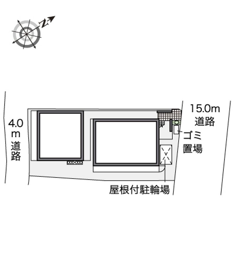 レオパレスサン　グロアール 配置図
