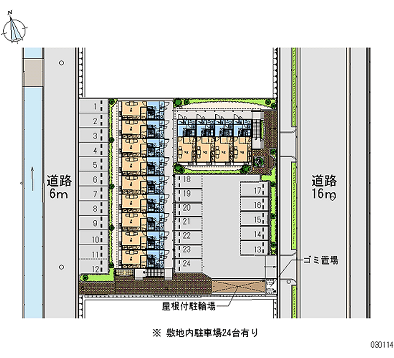 レオパレスドリーム 月極駐車場