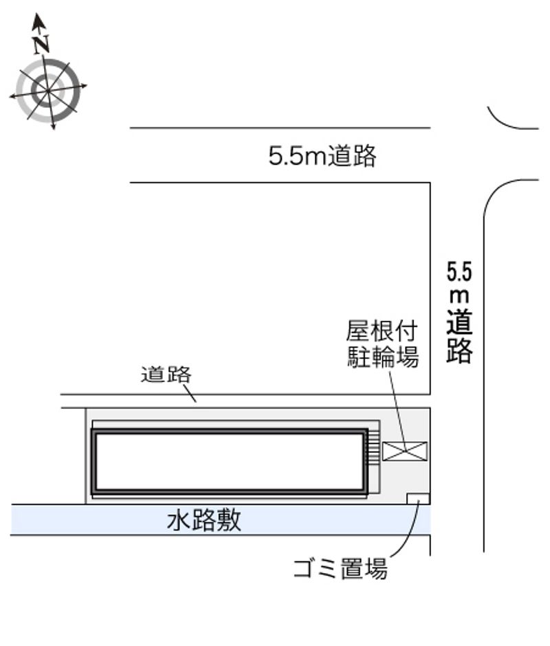 レオパレス修浦Ⅱ 配置図