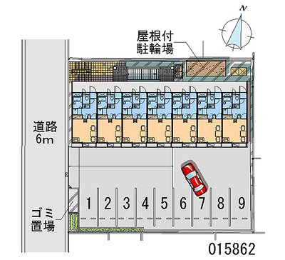 15862 Monthly parking lot