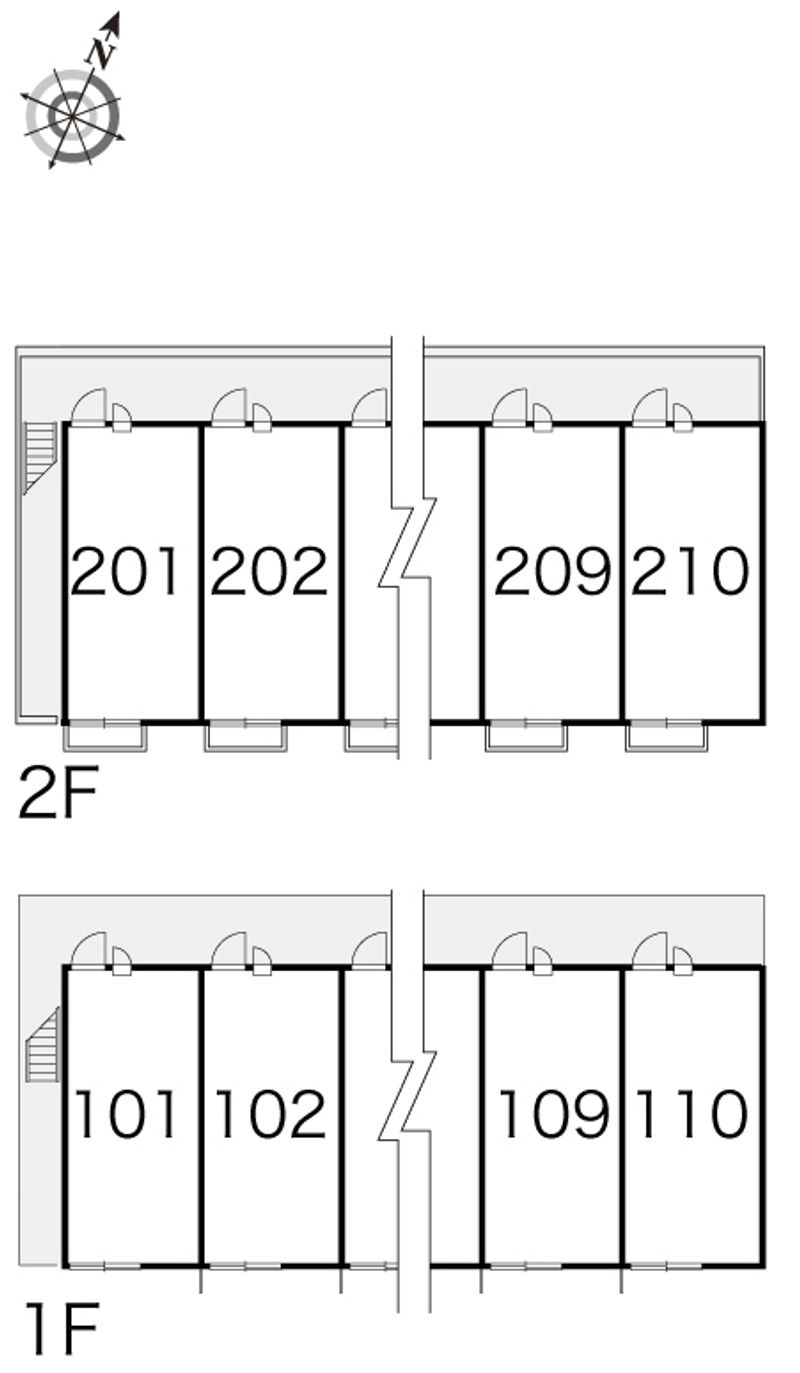 レオパレスＫ 間取配置図