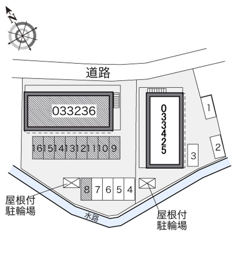 レオパレス眞 配置図
