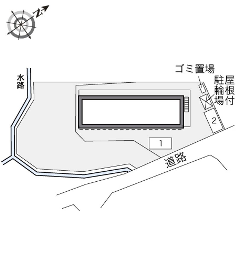 レオパレス氷室 配置図