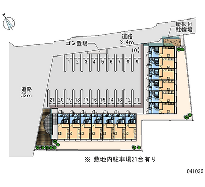 41030 Monthly parking lot