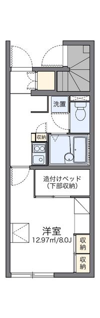 レオパレスプレミール 間取り図