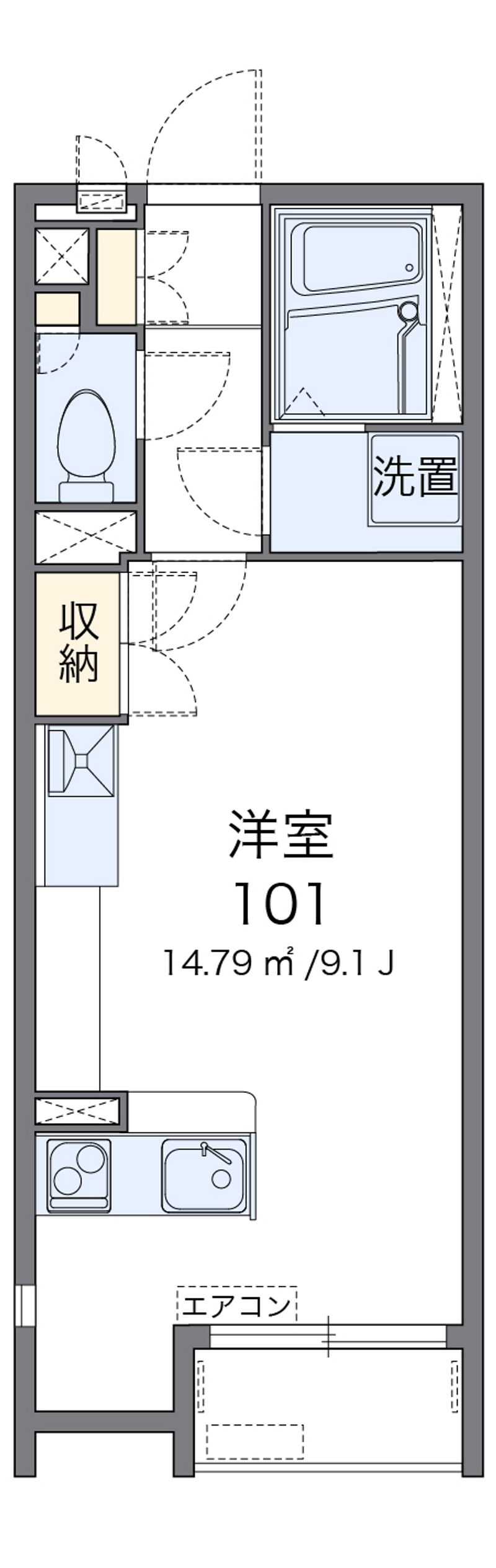 レオネクストガルデニア 間取図