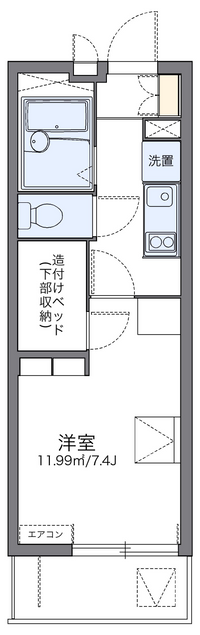 レオパレスとねねっと 間取り図