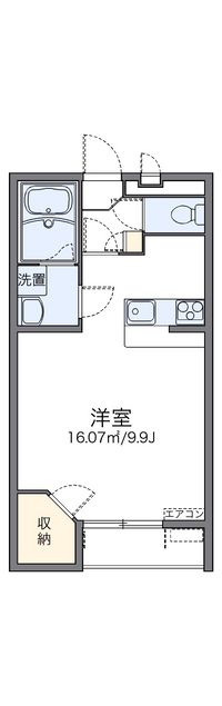 レオパレスシャルマン上道Ⅲ 間取り図