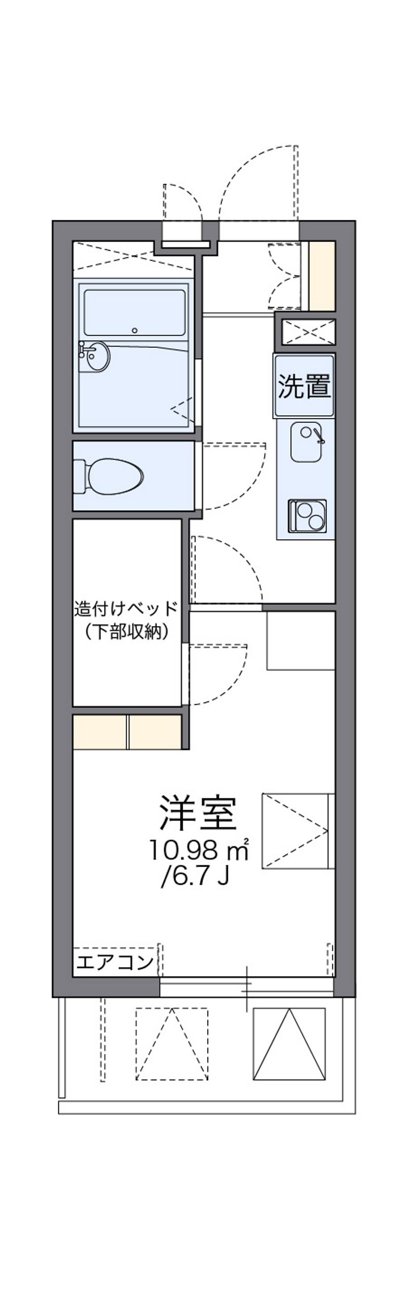 leopalace TN Nibankan 평면도