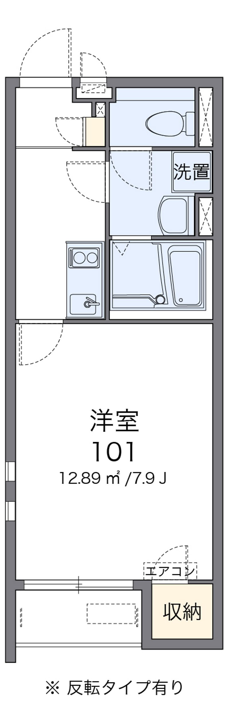 クレイノＶｉｅｎｔｏⅡ 間取図