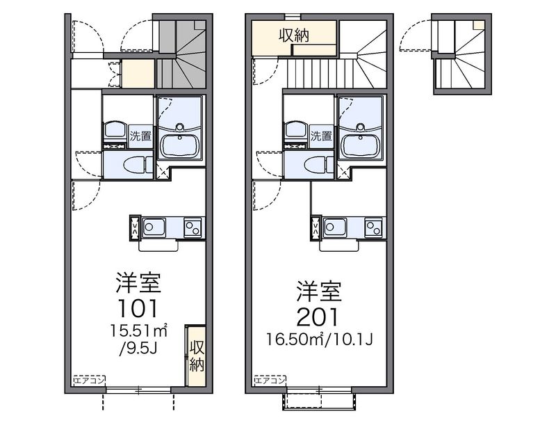 レオネクストＭＡＫＡＤＯ 間取図