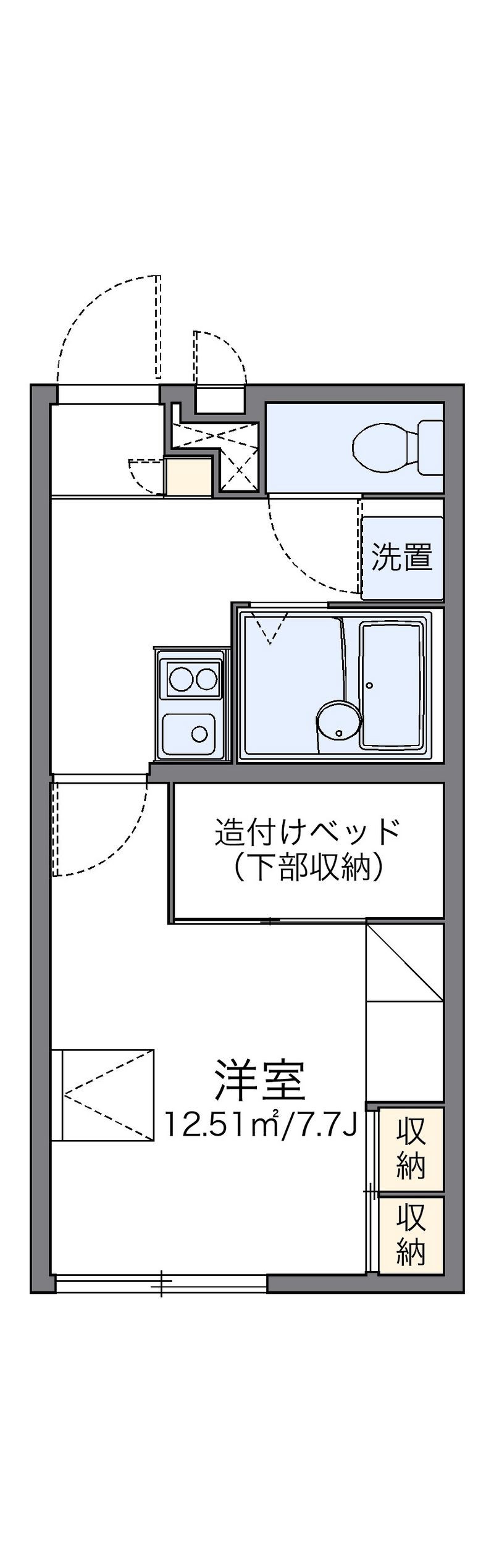 レオパレス安信 間取図