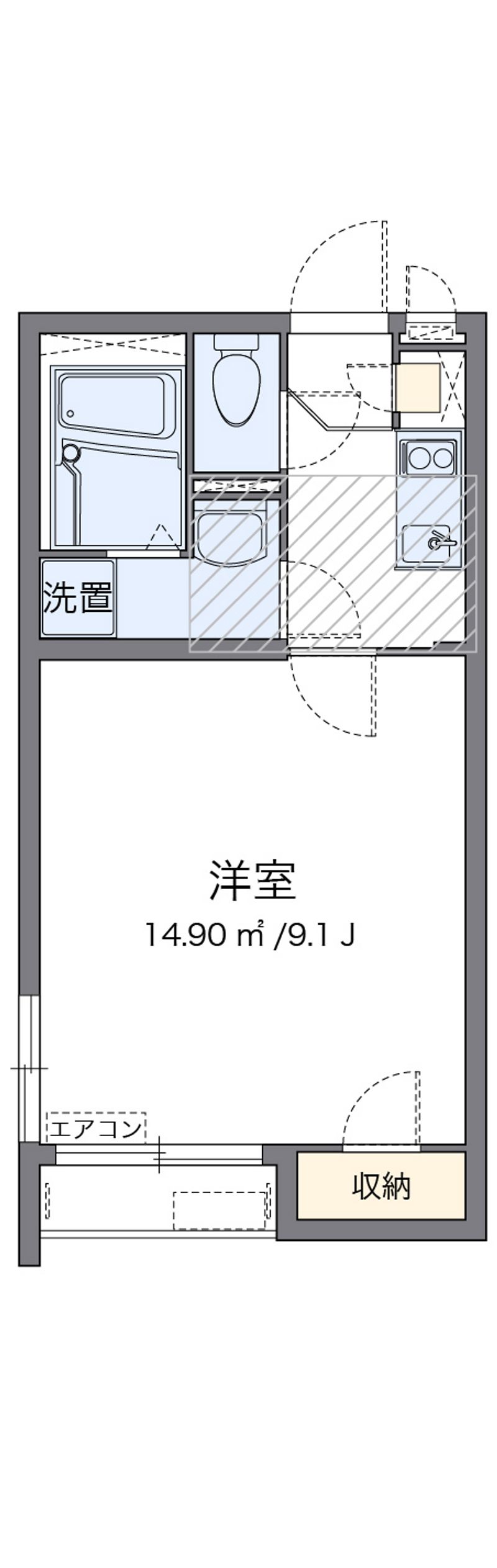 クレイノルタンブル大成 間取図