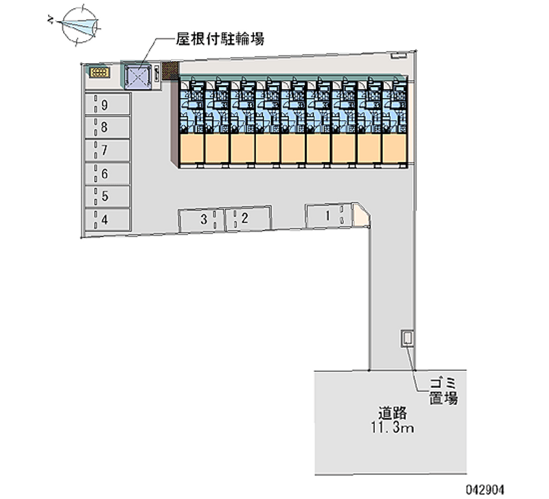 42904 bãi đậu xe hàng tháng