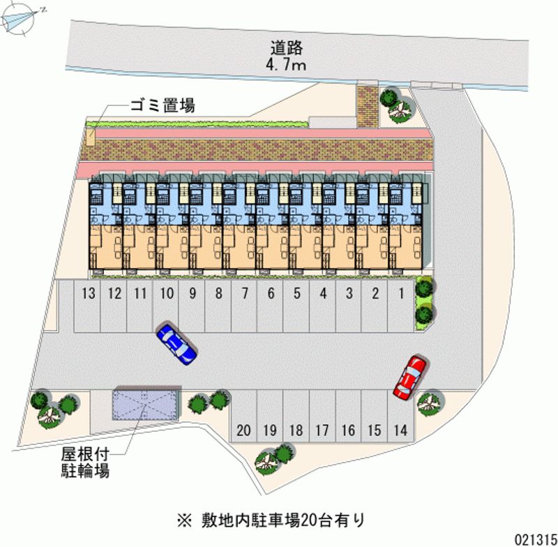 レオパレスコンフォート 月極駐車場