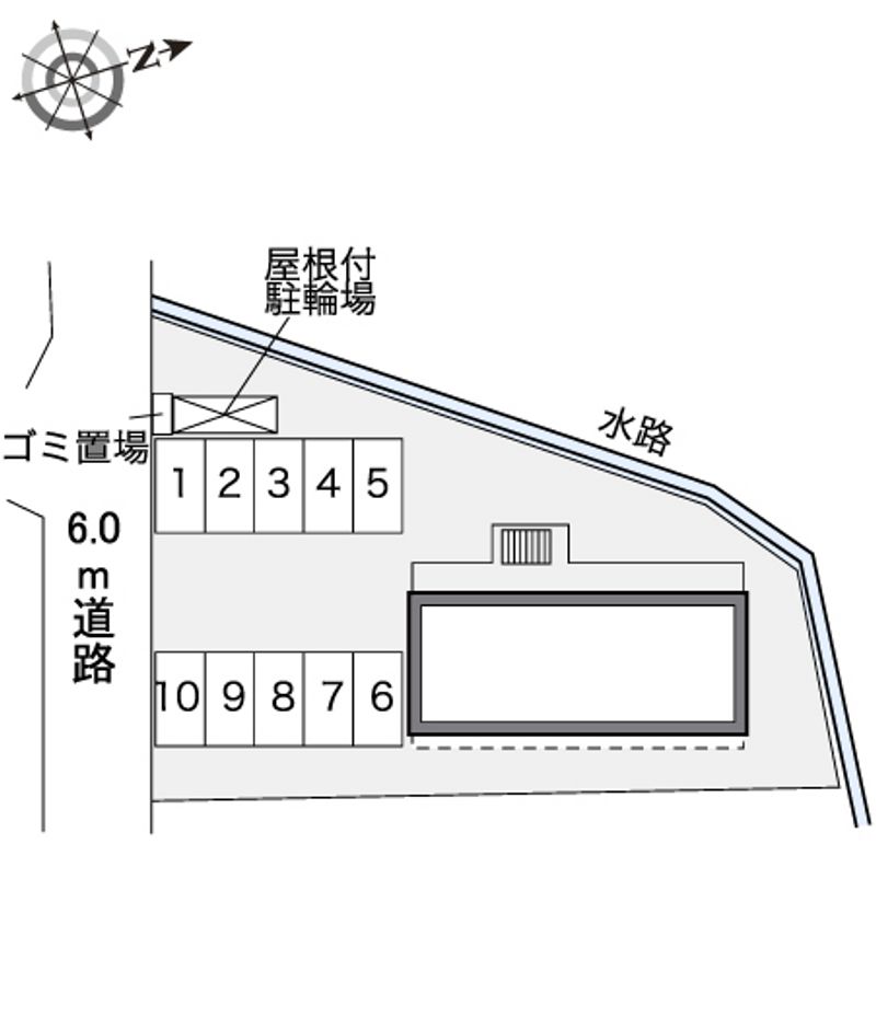 レオパレスグリーンヒルズ 配置図