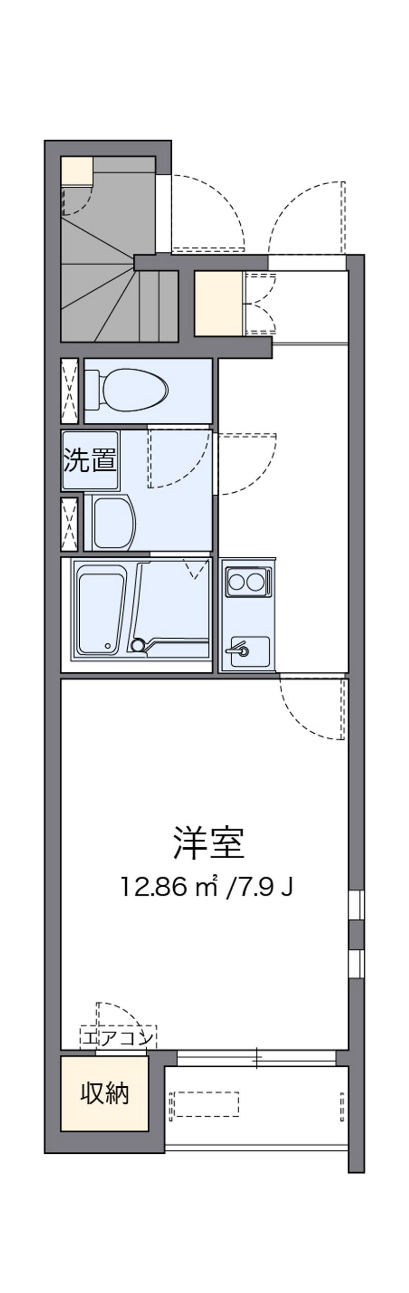 クレイノＫＡＮＡＭＥⅢ 間取り