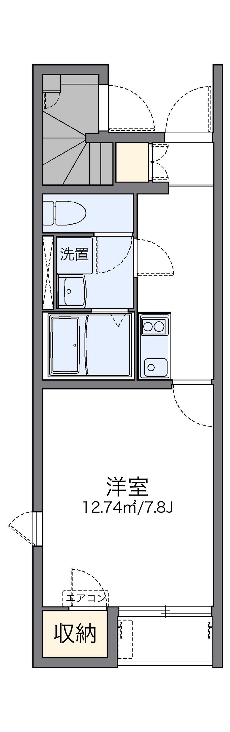 レオネクストアテナⅢ 間取図