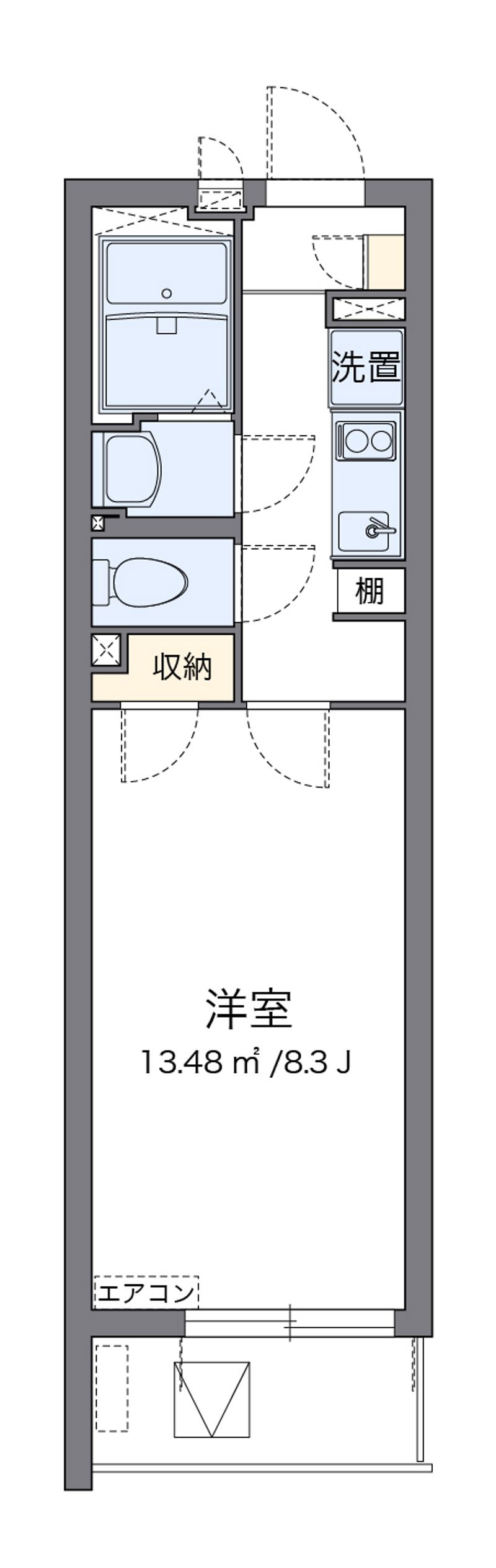 クレイノ陸王 間取り