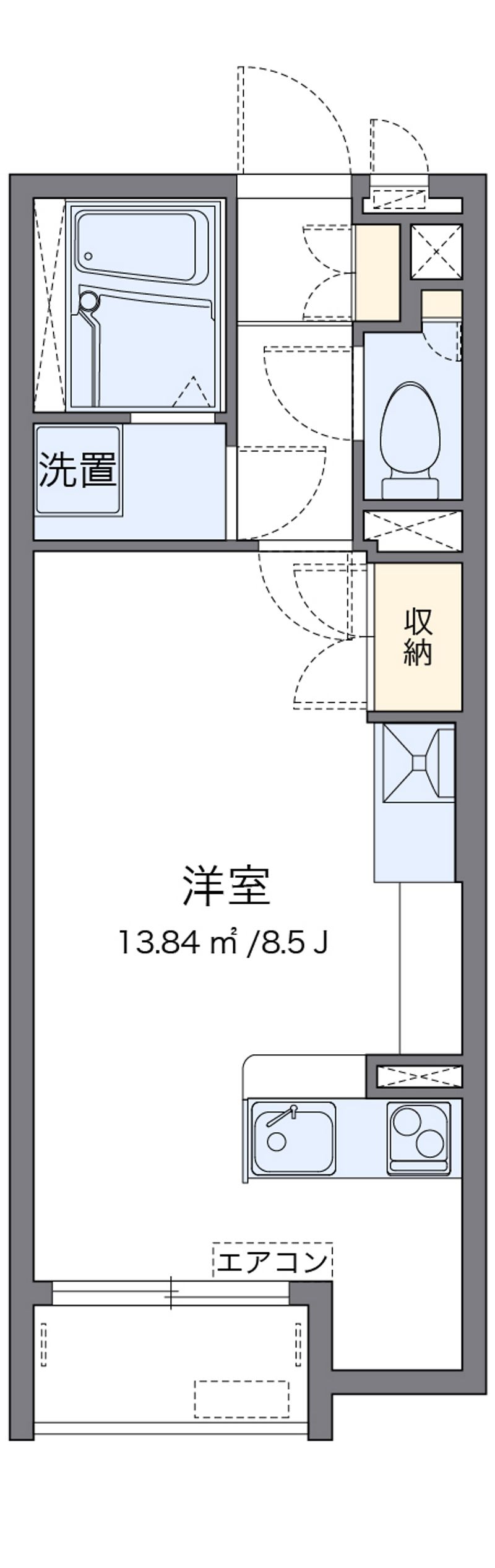レオネクストアミーゴ 間取図