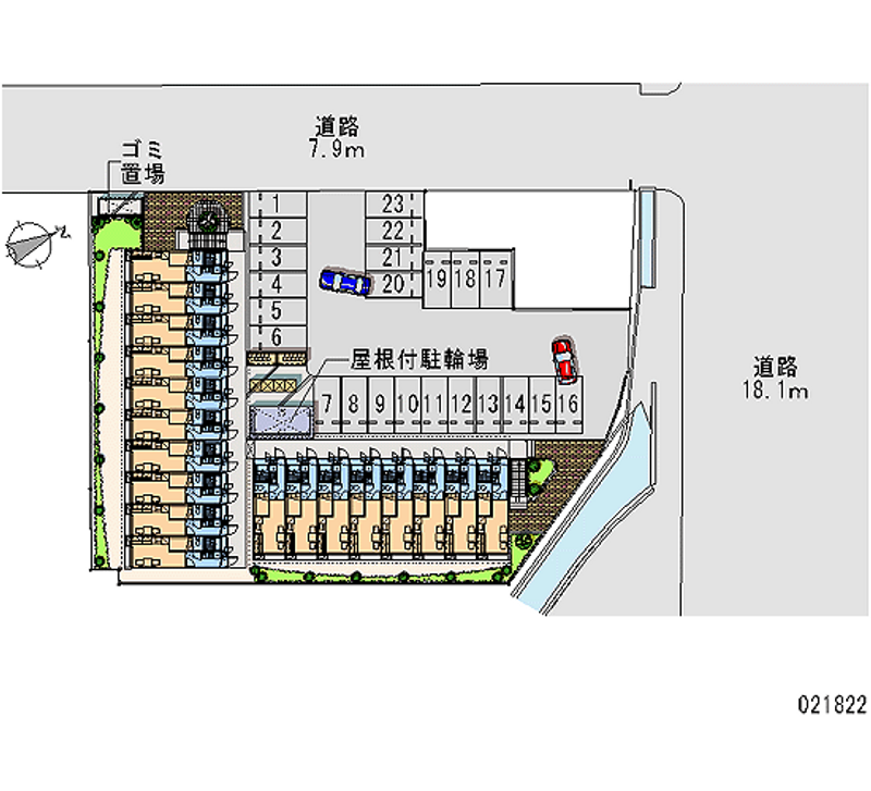 レオパレス大徳館 月極駐車場