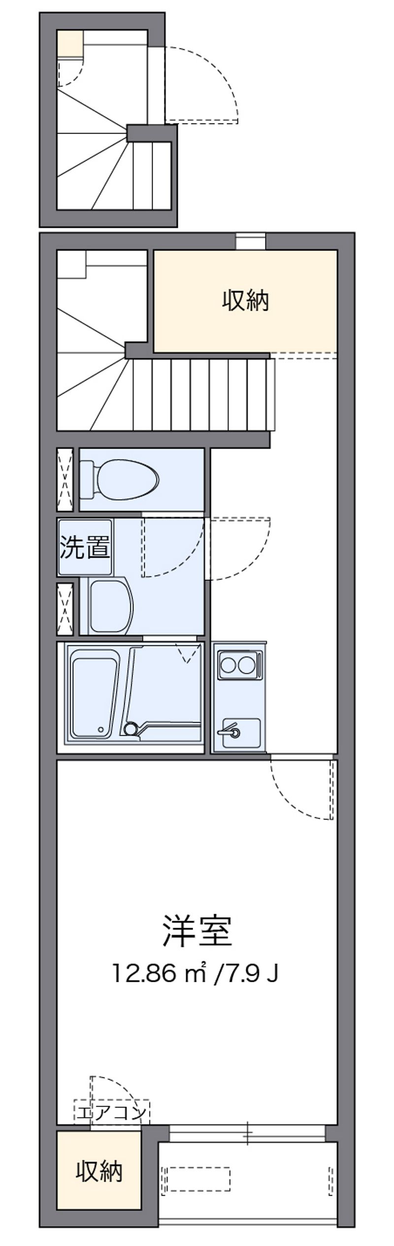 レオネクスト小鶴　二番館 間取図