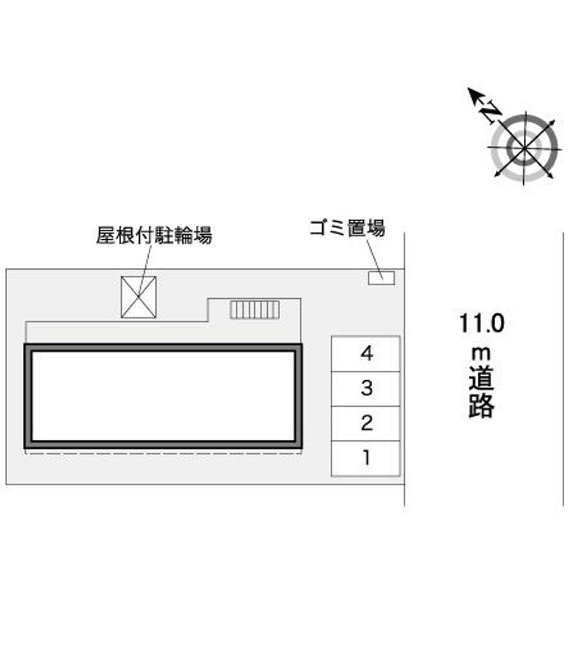 レオパレスオンフルール 配置図