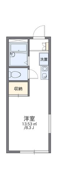 レオパレスティーズハウス 間取図