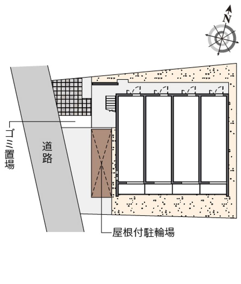 クレイノスクエア与野 配置図