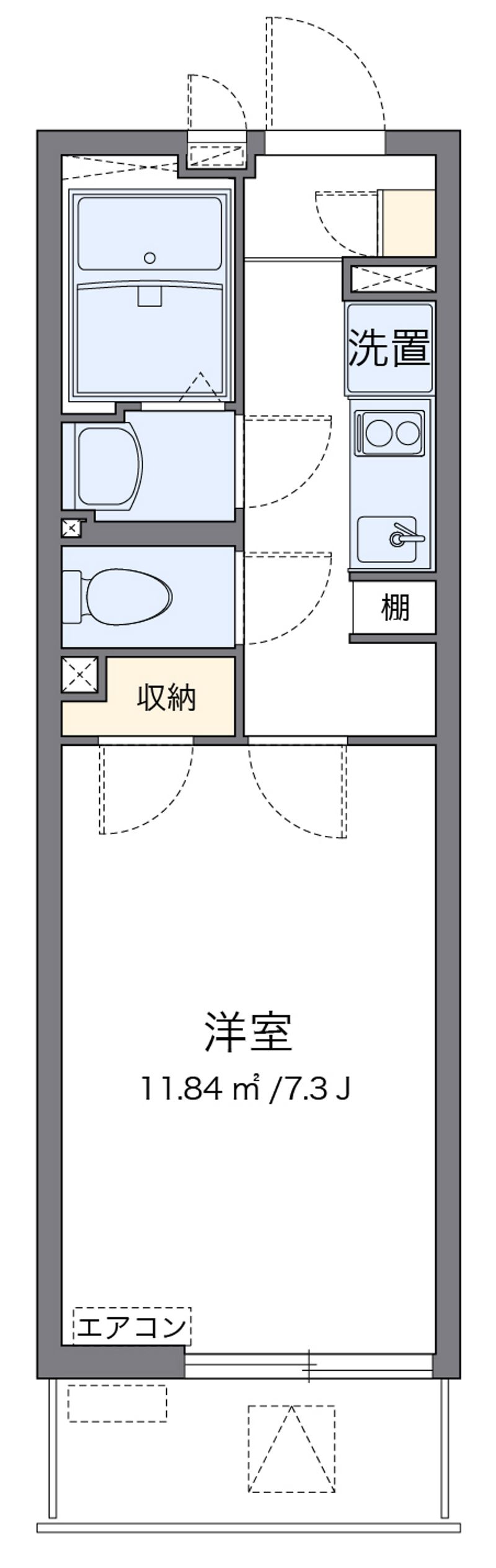 CLEINO Shiroyama III Floor plan