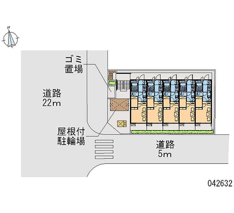 レオパレスフリージア若宮 区画図