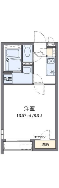 クレイノサンライズ楠 間取り図