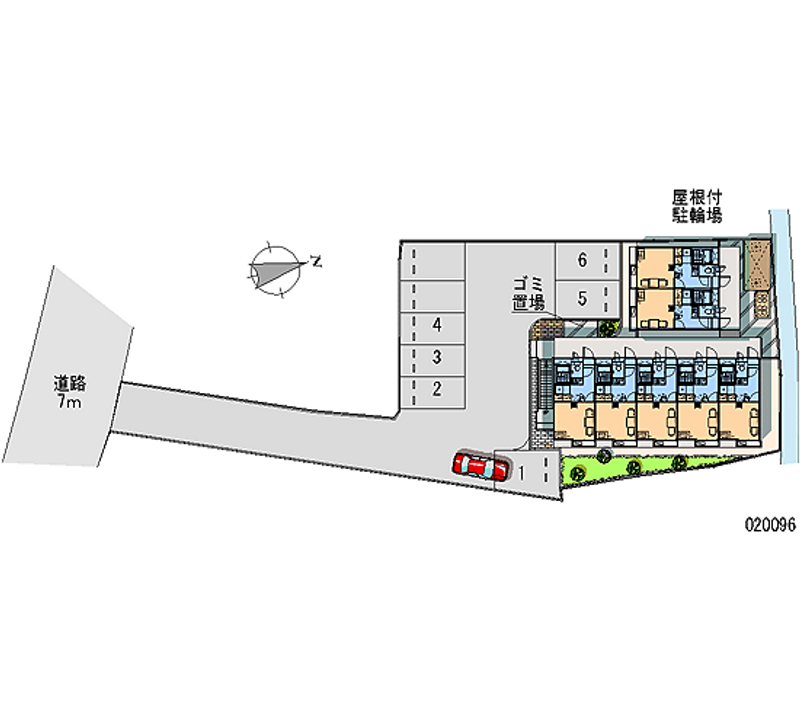 20096 Monthly parking lot