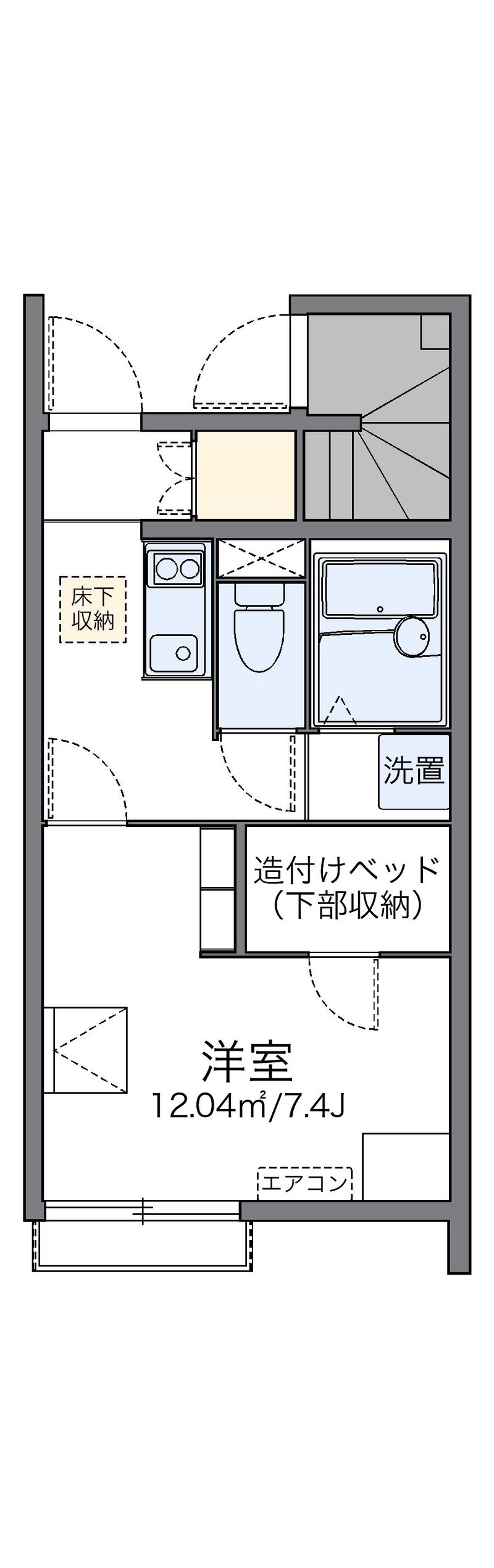 レオネクストコスモエステートＢ 間取図