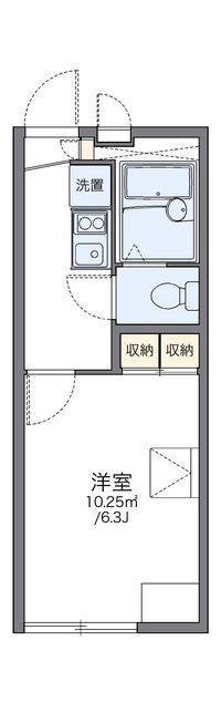 レオパレスウィングパスＫＳⅠ 間取り図