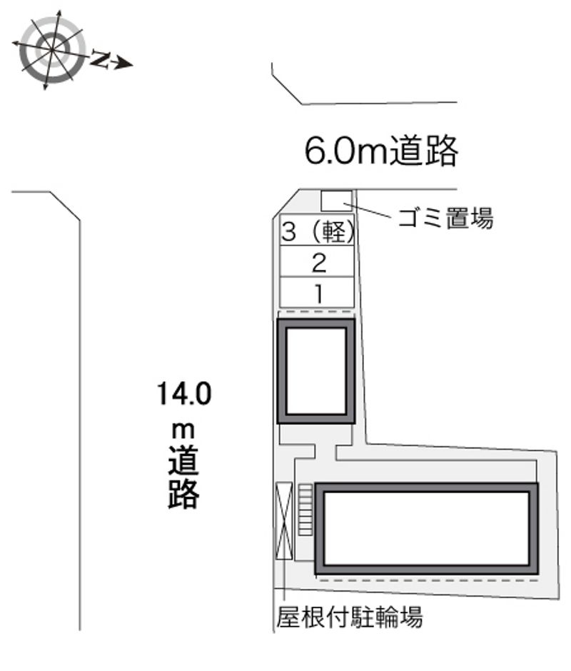 レオパレス森下 配置図