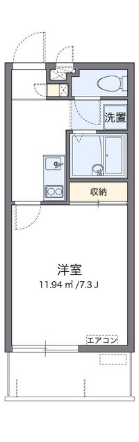 クレイノＣｒｙｓｔａｌ　Ⅰ 間取り図