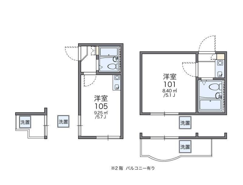レオパレス大宮第１ 間取図