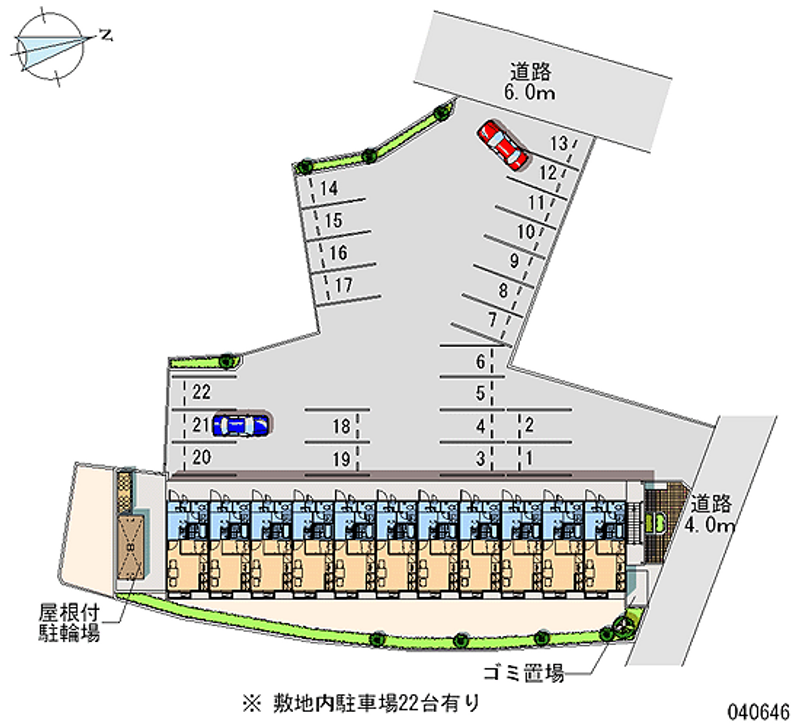 40646 Monthly parking lot