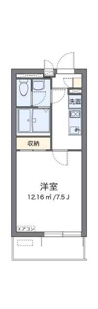 クレイノ浪華Ⅵ 間取り図