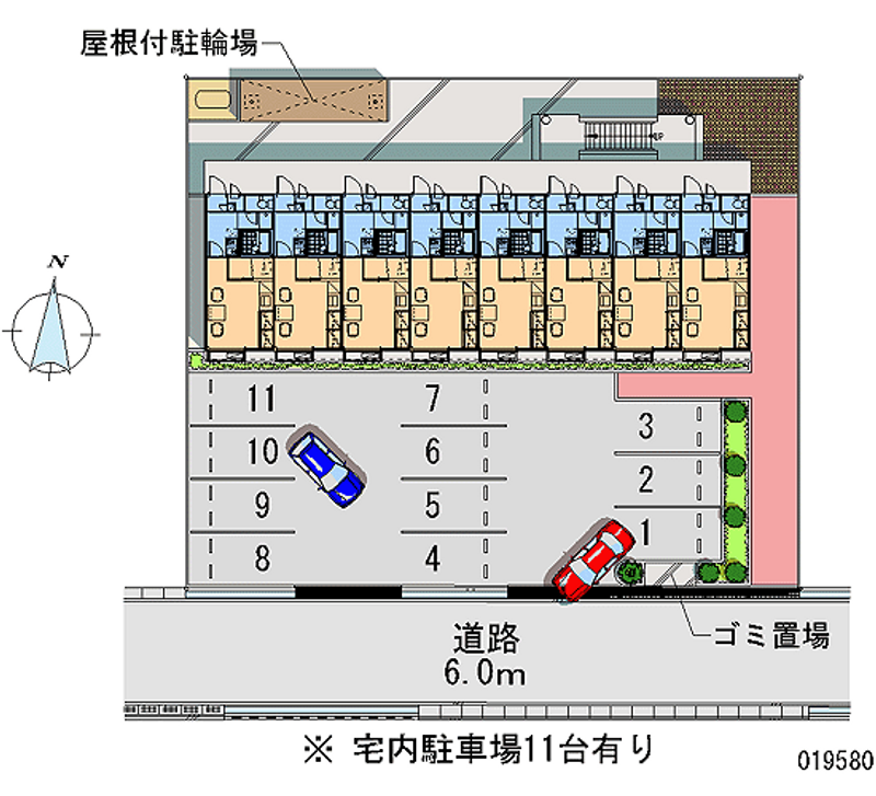 レオパレスフォレスター 月極駐車場