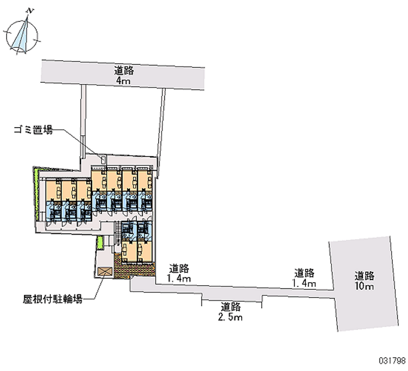 レオパレスル　コントワールⅤ 区画図