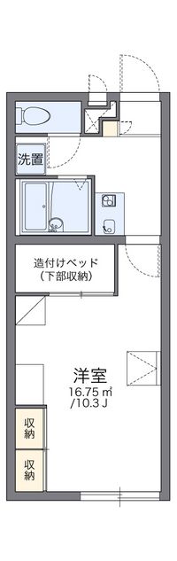 レオパレスチェリ 間取り図