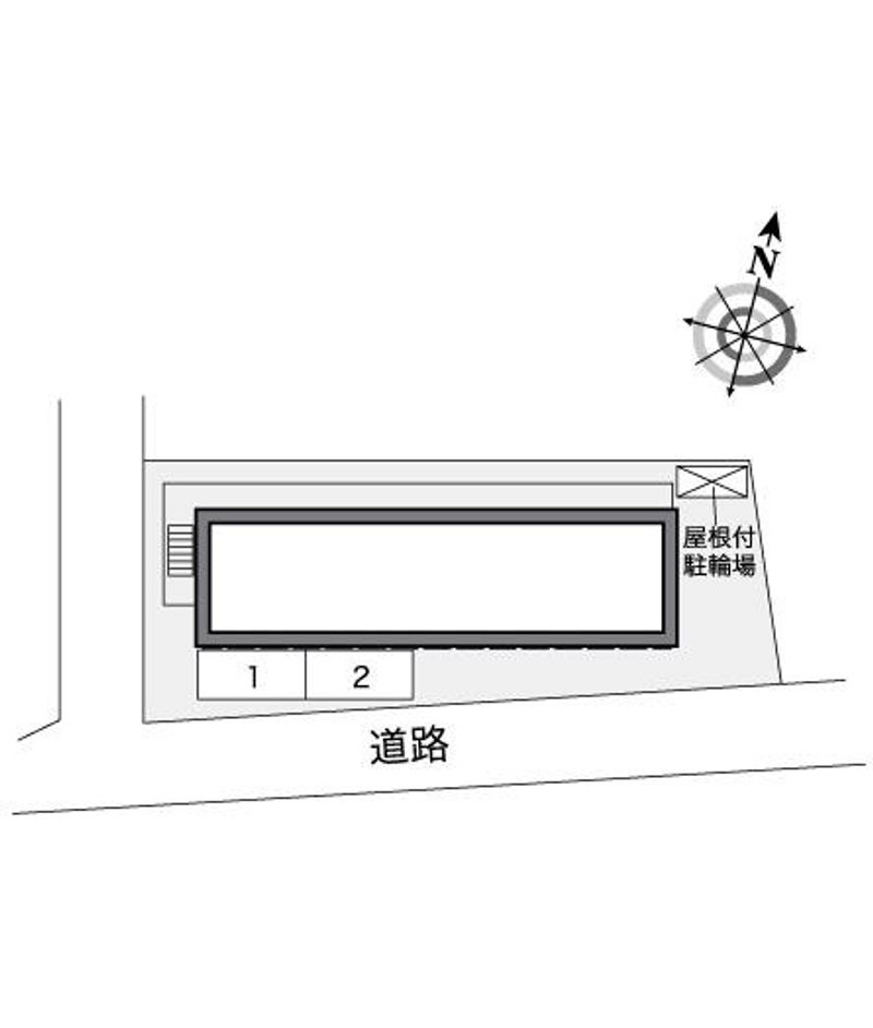 レオパレスカレン 配置図