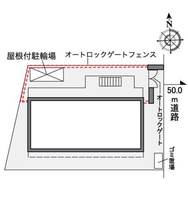 レオパレスまつばら 配置図