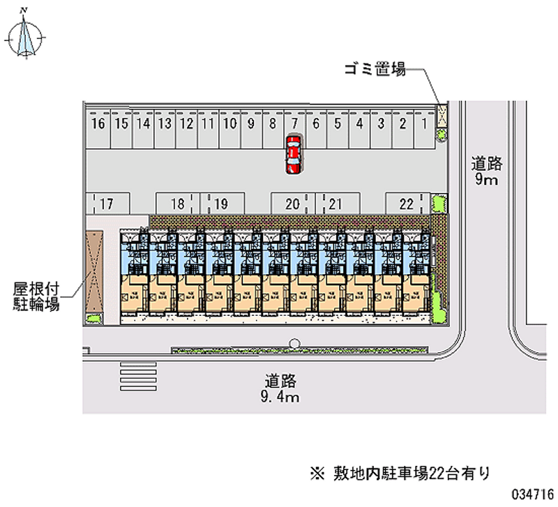 レオパレスハイメゾン坂出 月極駐車場