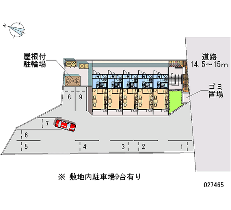 レオパレス名鉄タウンコート宮上 月極駐車場