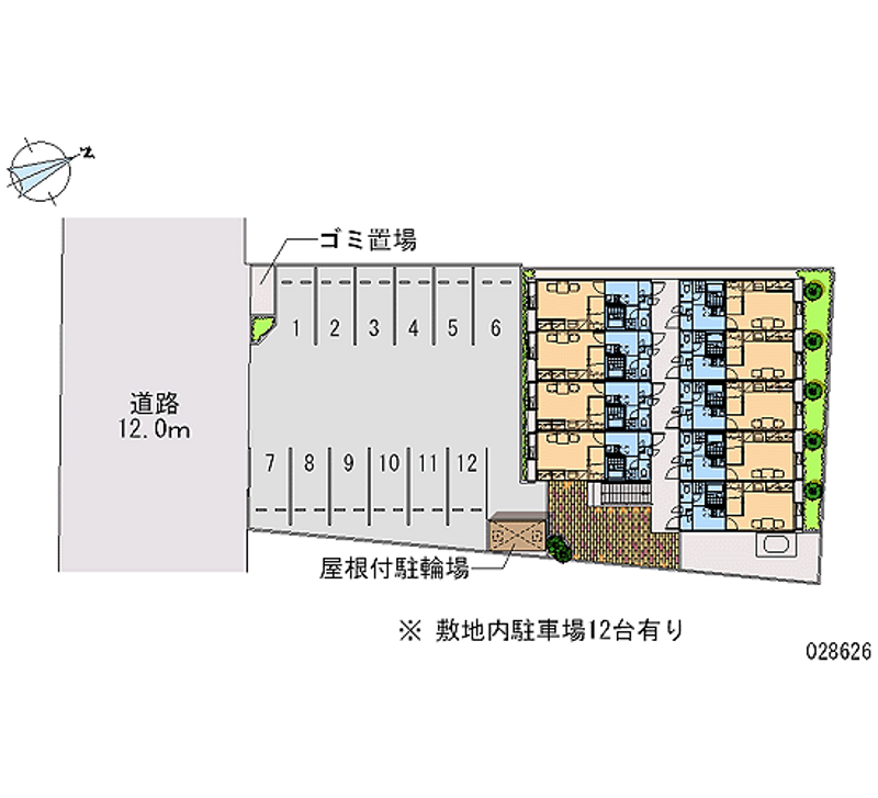 レオパレス比叡 月極駐車場