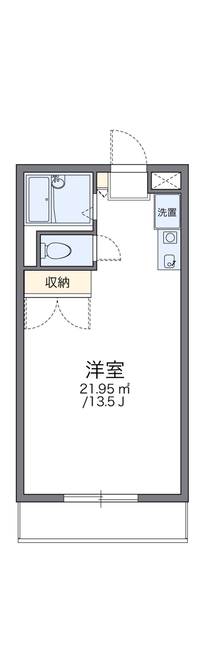 レオパレス半田 間取図